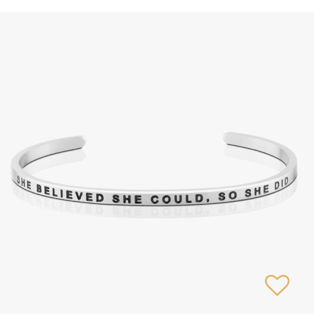 Mantraband Silver Bracelet
